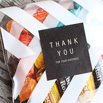 Amazon | 【InfoMine】Thank you シール 100枚 大 ギフトシール